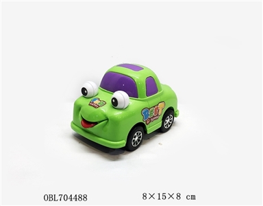 Inertial educational cartoon car (eyes, tongue, activities) - OBL704488