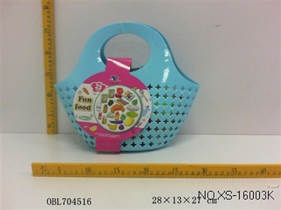 中手提篮食品26PCS  蓝色 - OBL704516