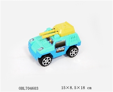 Pull military police series tank car (sugar) - OBL704603