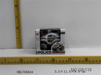 Electric skip a police car - OBL704644