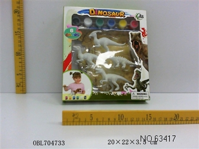 彩绘恐龙（12pcs） - OBL704733