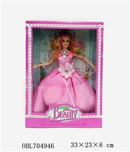 11寸9关节婚纱芭比娃娃 - OBL704946