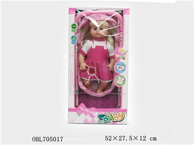 16 inch doll iron cart - OBL705017