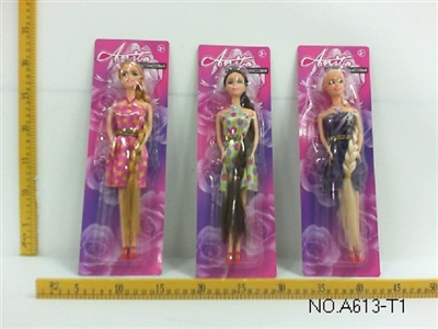 11.5 inch long hair princess real live hand 3 color - OBL705076