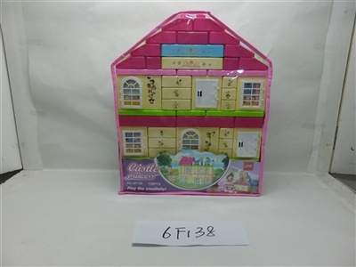 138 PCS dream girl happy villa - OBL705293
