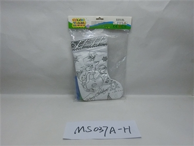 涂色圣诞袜袋装 - OBL705662