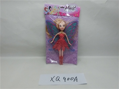 Card head PVC bag 9 inch doll with wings - OBL705673