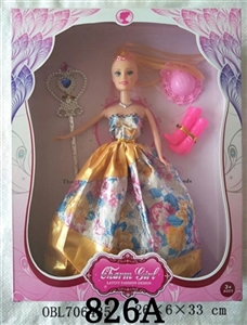 11.5 inch solid body fashion barbie window box - OBL706435