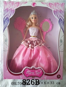 11.5 inch solid body fashion barbie window box - OBL706436