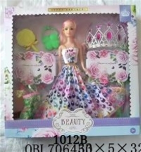 11.5 inch solid body fashion barbie window box - OBL706450