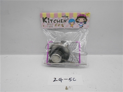 Metal basket of tableware - OBL706472