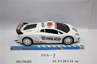 The simulation of inertia a police car - OBL706485