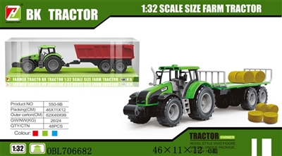 Inertial farmer car drag on hay - OBL706682
