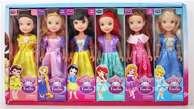 9 inches empty handed the Disney show box of six only - OBL706967