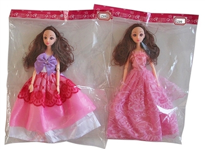 11.5 inch 12 joint solid 3 d eyes wedding dolls 2 or more conventional - OBL707009