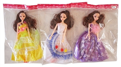 12 joint 3 d wedding dolls three conventional true eye bags - OBL707017