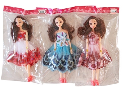 12 joint 3 d wedding dolls three conventional true eye bags - OBL707018