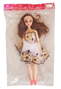 12 joint 3 d really pouch wedding dolls - OBL707022