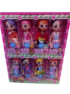 The second generation of surprise baby 6 inch solid body eight 16 PCS assortments - OBL707032