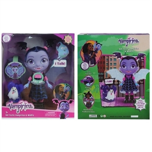 12-inch heavy body vampire theme music lights with wings - OBL707042