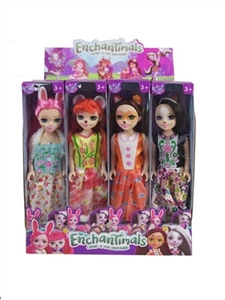 9 inches solid body fairy elf display box four assortments Fat boy with 12 PCS - OBL707064