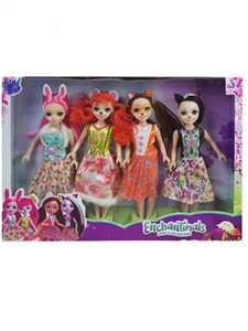 9 inches real fairy elf Four people with fat boy - OBL707066