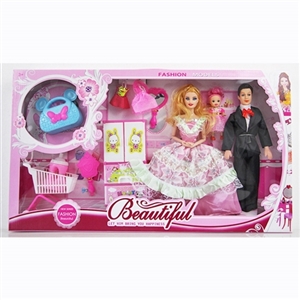 11.5 inch 12 articular couples with barbie 3.5 -inch barbie accessories - OBL707087