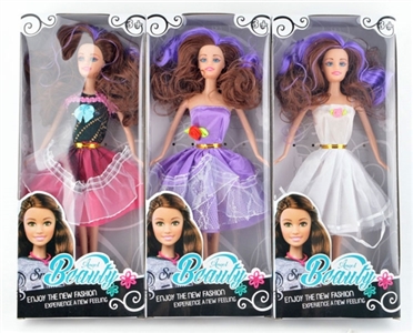 11.5 inches and 12 joint wedding dress barbie - OBL707088