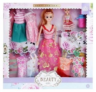 11.5 real barbie with a 3.5 -inch kelly and Jenny face little barbie take bottles, clothes - OBL707096