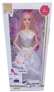 11.5 inch 12 joint wedding dress barbie - OBL707111