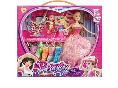 High grade 11.5 inch solid body barbie bring 3 inch solid body with barbie accessories clothes - OBL707114