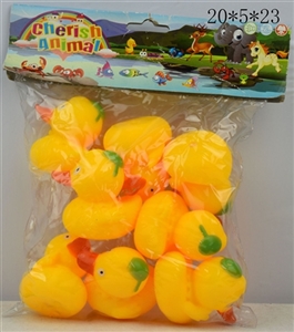 搪胶小尖嘴鸭（8只装） - OBL707231