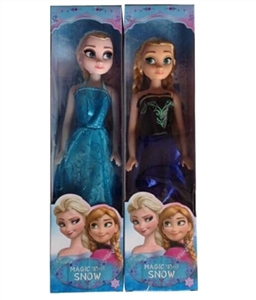 Two 11.5 -inch hollow ice princess, orange - OBL707273