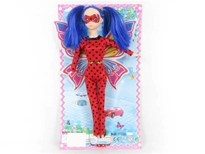 11.5 inch solid body ladybug butterfly barbie - OBL707342