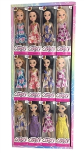 9 inches solid body Disney princess show box of 12 PCS - OBL707357