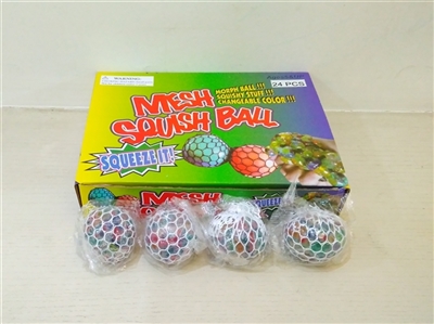 24只5CM彩珠发泄球 - OBL707557
