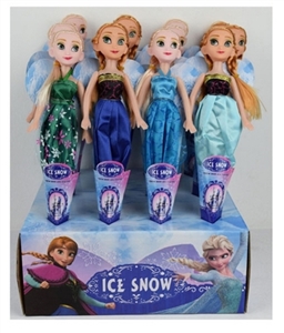 9 inches empty handed ice cream box of snow and ice princess 12 pack - OBL707570