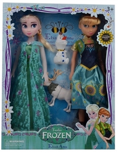 18 inches of snow and ice colors aisha and Anna empty handed music - OBL707576