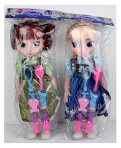 Bag of PVC clip 18 inches of snow and ice princess 2 assortments - OBL707582