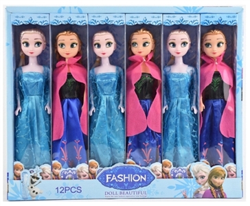 11.5 -inch display box of snow and ice princess 12 dress - OBL707588
