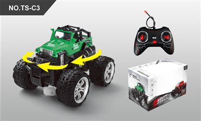 Four-way simulation jeep (360 ° rotation) - OBL707611