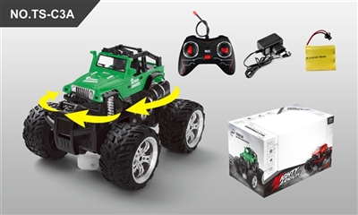 Four-way simulation jeep (360 ° rotation) - OBL707618