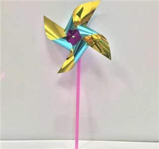 Assembled 20 cm wide Angle of 4 membrane windmills - OBL707855