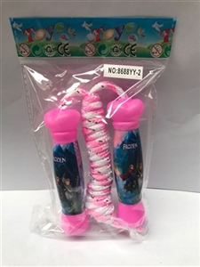 Snow and ice colors jump rope suction plate (pink) - OBL707919