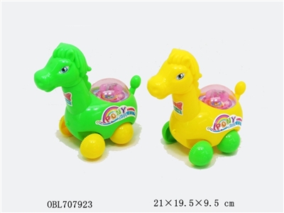 Drawing the horse with lamp - OBL707923