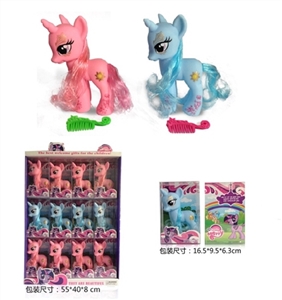 Wildebeest comb with 12 PCS multi-color combination - OBL708168