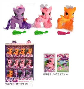 Pegasus comb with 12 PCS multi-color combination - OBL708173