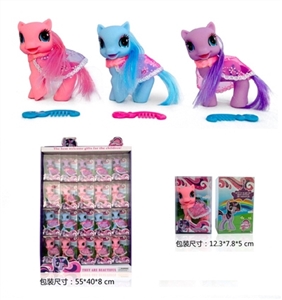 Pegasus comb with more than 20 PCS color orange - OBL708176