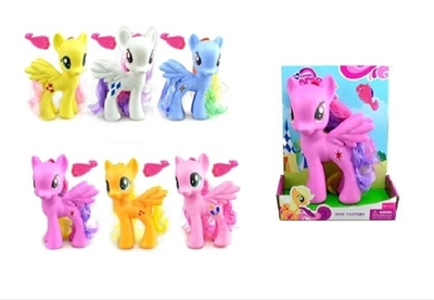 Six evade glue with large dream Ma Baoli horse post horse comb mixed with music - OBL708202