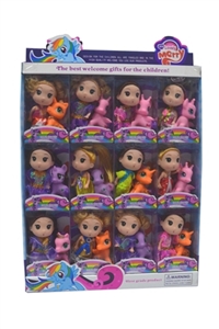 Superior PVC box of 12:3.5 -inch doll with 12 evade glue only elves pony - OBL708213